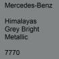 Preview: Mercedes-Benz, Himalayas Grey Bright Metallic, 7770.